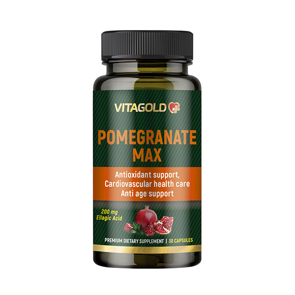 10-01-49-Pomegranate-Max Pomegranate Max (rodie) - antioxidant, imunitate, inimă, glicemie, 30 de capsule - imagine 1