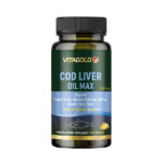 Cod Liver Oil Max (Ulei din ficat de cod) - pentru inimă, imunitate, creier, ochi, piele, 90 de capsule