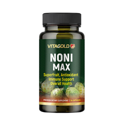 Noni Max - antioxidant, pentru imunitate, sistemul nervos, digestie, inimă și starea generală de sănătate, 30 de capsule