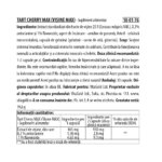Tart Cherry Max (Vișine Max) - antioxidant, pentru imunitate, în caz de inflamații, 30 de capsule - imagine 2
