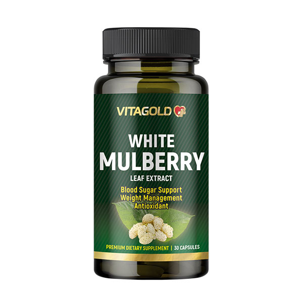 10-02-104-White-Mulberry- Dud alb (White Mulberry) - pentru zahărul din sânge, greutate, antioxidant, 30 de capsule - imagine 1