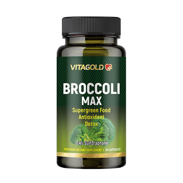 10-02-105-Broccoli-Max Broccoli Max - antioxidant, detoxifiere, imunitate, 30 de capsule - imagine 1