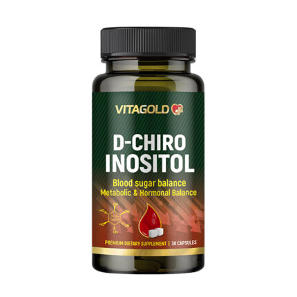 D-Chiro Inositol - pentru glicemie, metabolism și echilibru hormonal, 30 de capsule